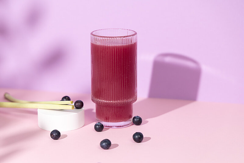 Eve Relief Drink von Biohealth mit Acaibeeren udn Lemongras