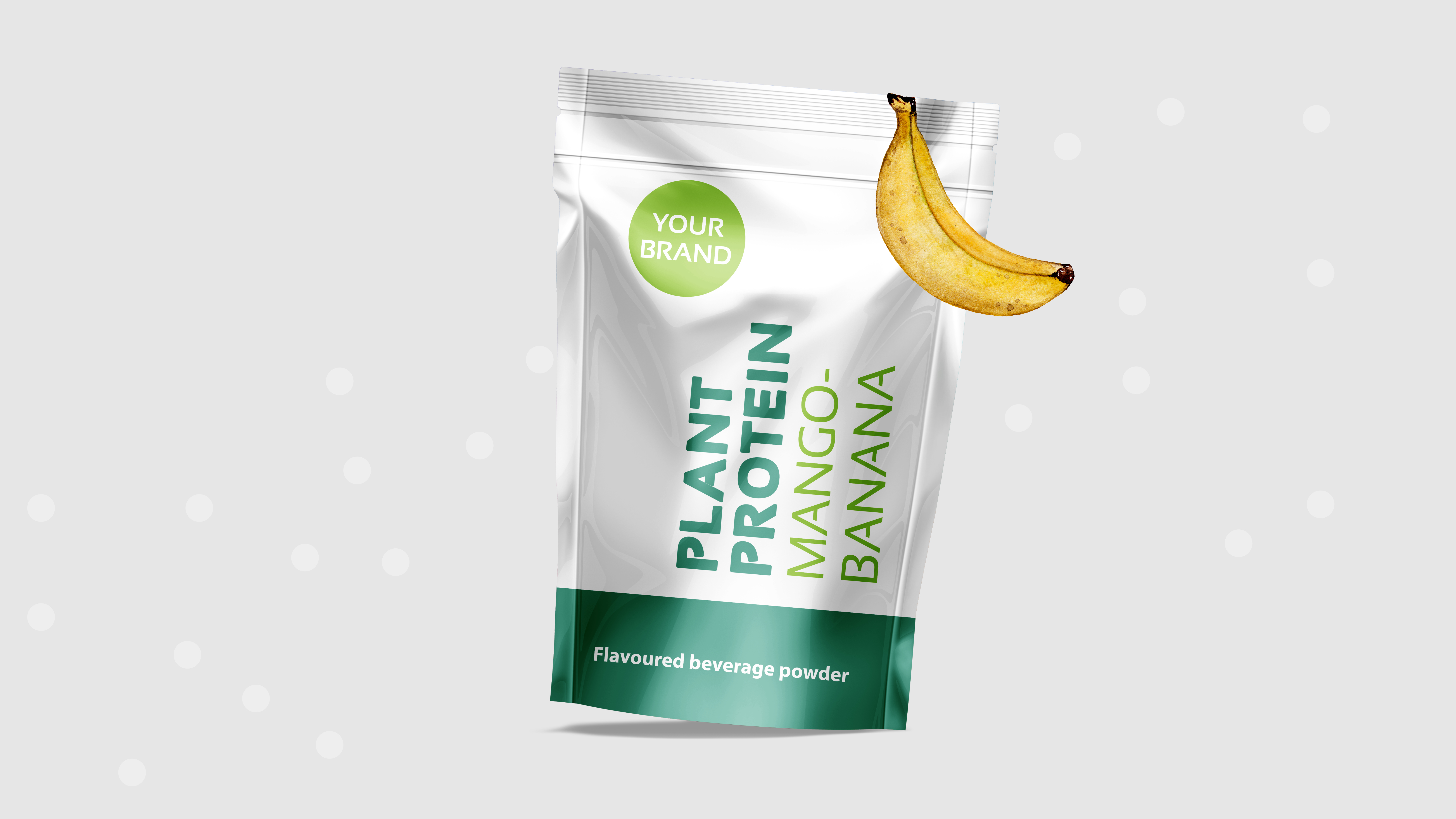 Pflanzliches Proteinpulver für dein Sortiment