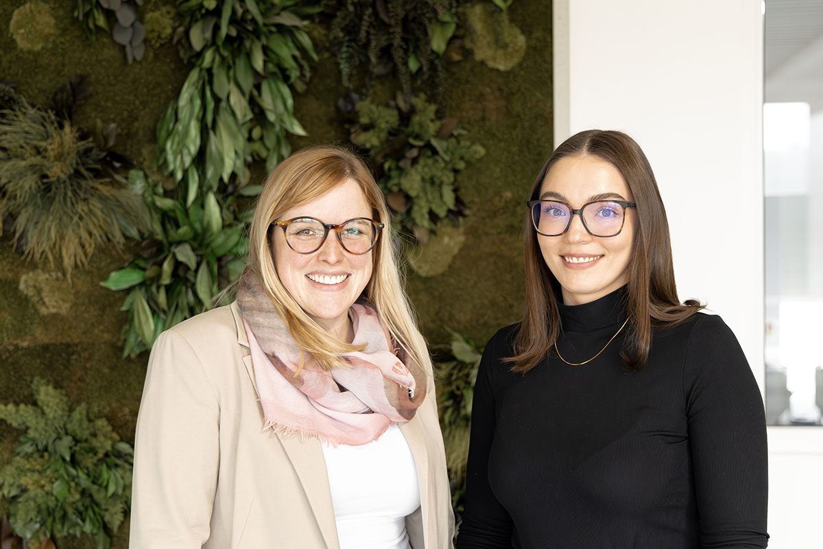 Biohealth BGM Team bestehend aus Anna und Julia