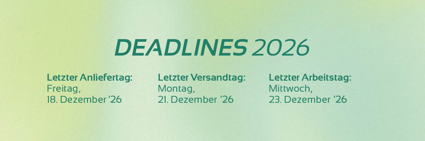 Deadlines 2026 zum Jahresende